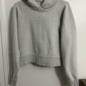Gray crop Lululemon Sweater